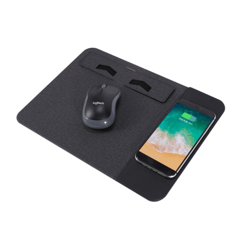 WIRELESS CHARGING MOUSE PAD WITH MOBILE STAND
