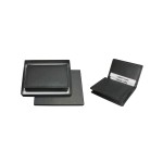 Grained Leather Business Card Holder
